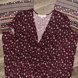 NWOT Rewind Boho Floral Romper